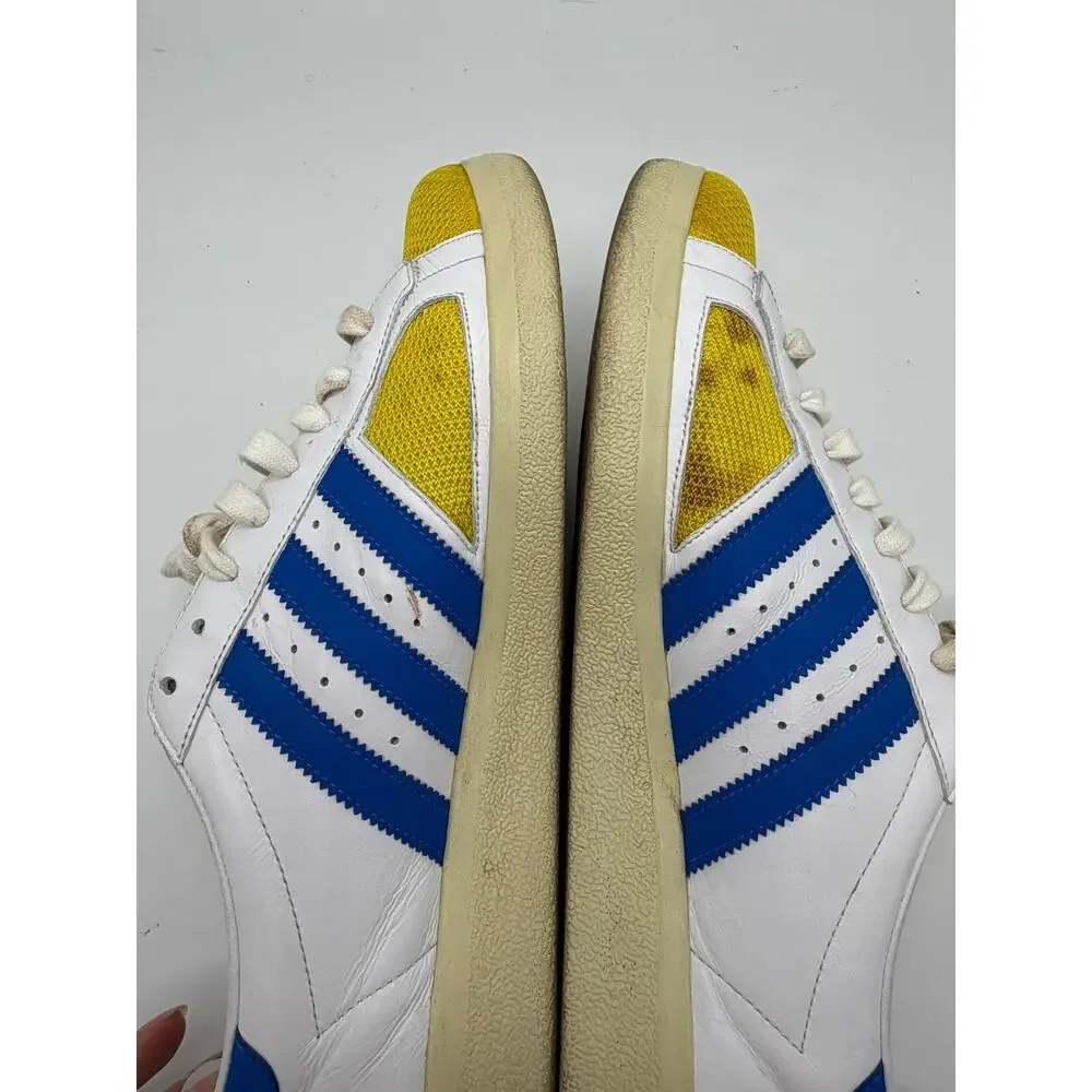 Adidas 011707 Spezial White Blue Yellow Mens Size 12 Pre-Owned No Box
